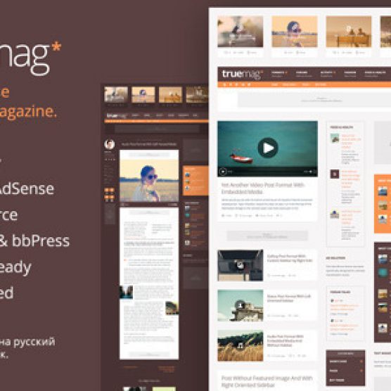 Truemag AD & AdSense Optimized Magazine v3.1