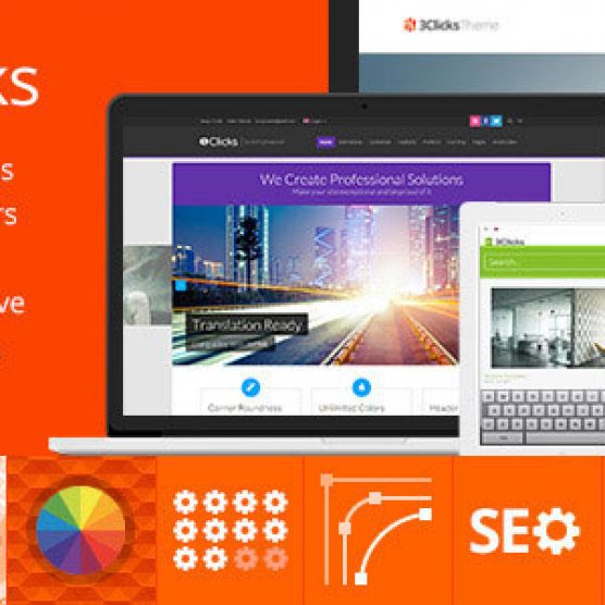3Clicks v3.4.1 - Responsive Multi-Purpose WordPress Theme