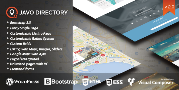 Javo Directory WordPress Theme v2.0.1