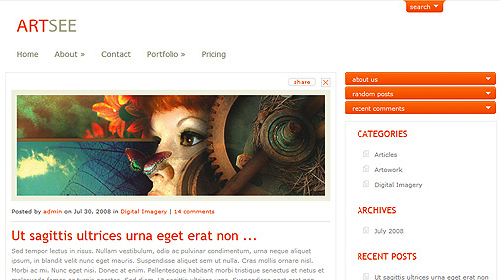 ArtSee v4.9 – ElegantThemes WordPress Theme