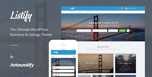 Listify – WordPress Directory Theme v1.0.1.4