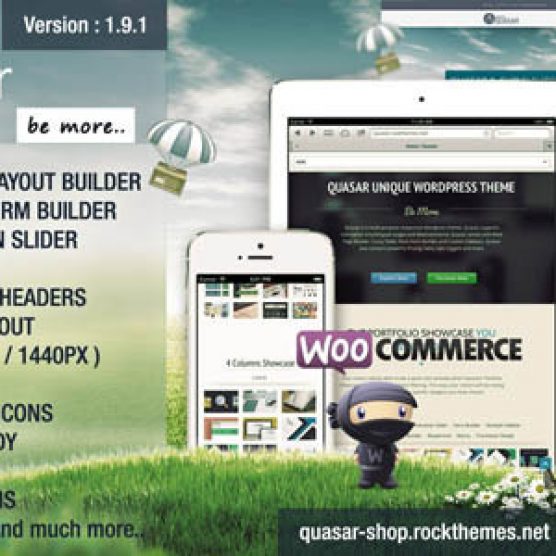 Quasar - Wordpress Theme with Animation Builder v1.9.1