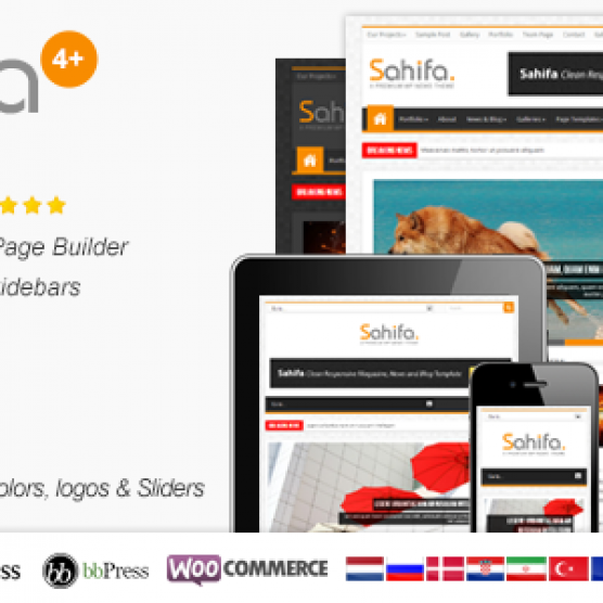Sahifa - Responsive WordPress News Magazine Blog Theme v4.3.2