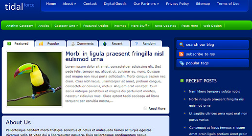 TidalForce v5.1 – ElegantThemes WordPress Theme